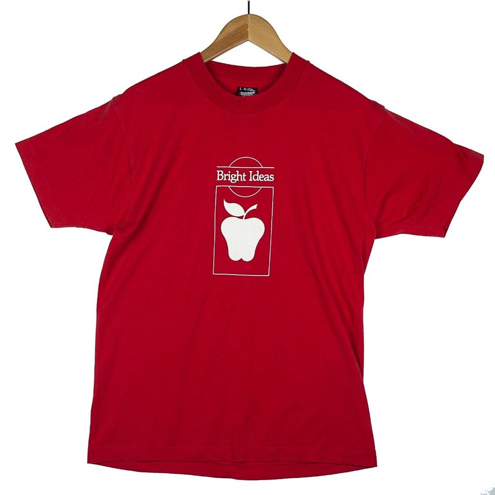 Vintage Single Stitch Bright Ideas Apple Tee